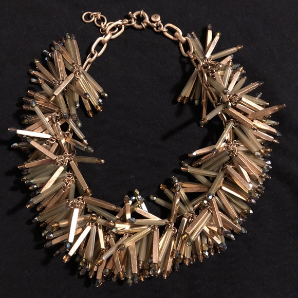 J Crew Fireburst Necklace 